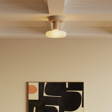 Drewniana lampa lampa Fermaluce z żarówką Dash Creative cables B-APL10NTR-1-APL0110-L