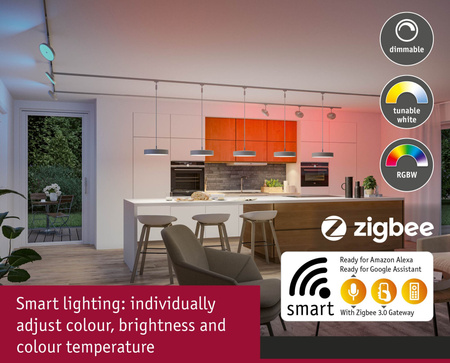 URail ZB Spot Hildor RGBW 7,5W Chr m PAULMANN PL95688