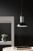 Lampa wisząca RUNA GU10 max.1x20W 230V czarny / antracyt / metal