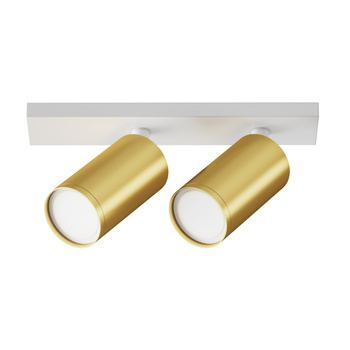 Lampa sufitowa White and matte gold FOCUS S Maytoni C051CL-U-2WMG
