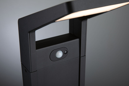 Oprawa ogrodowa JUNTEA LED PIR 11W 900lm 3000K 585mm IP44 230V antracyt / aluminium