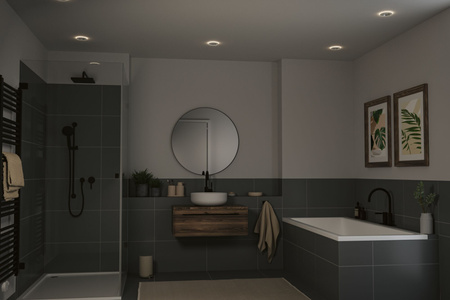 Oprawa wpuszczana SORMUS LED 6.5W 560lm / 180lm 3000K IP65 230V chrom matowy / tworzywo sztuczne PAULMANN PL92249