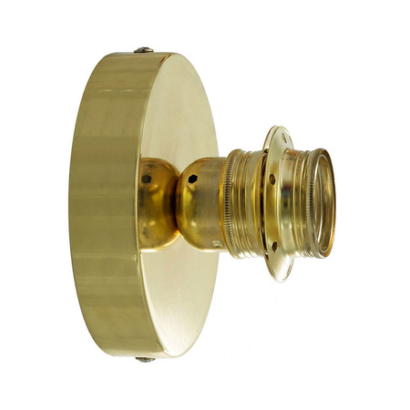 Kinkiet z płaskim kloszem mini Ellep? 'Maioliche' Creative cables BAPM1RADD24-APM1GODD24MA02-L