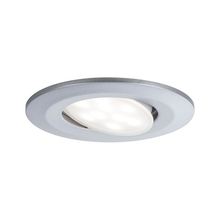 Zestaw opraw do wbudowania CALLA LED DIM 10X5.2W 460lm okrągła wychylna 4000K IP65 230V chrom matowy PAULMANN PL99925