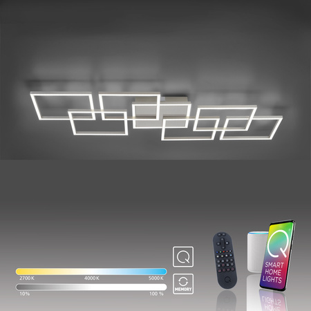 Lampa Sufitowa Stalowy Q-INIGO 003902-032102 Newgarden