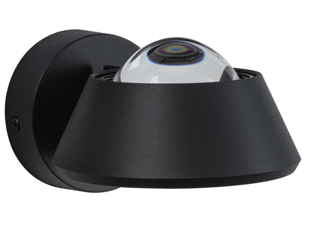 Oprawa ścienna SABIK LED DIM 13W 800lm/ 390lm 2700K  IP44 230V czarny / tworzywo sztuczne