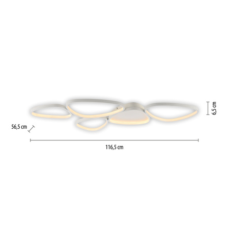 Lampa Sufitowa Biały PEBBLES 003902-030535 Newgarden