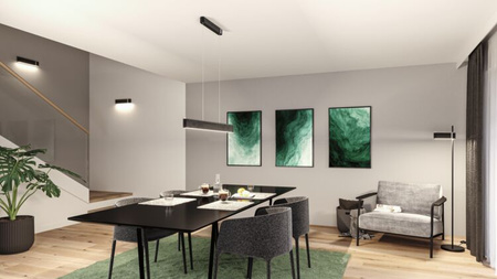 Oprawa wisząca JAGUN LED ZIGBEE 21W 2700K 230V antracyt / metal / filc PAULMANN PL79995