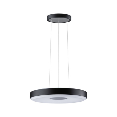 Lampa wisząca PURIC PANE LED  22W 400 mm 3-STEP DIM 230V czarny / szary metal