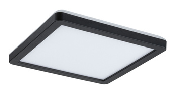 Plafoniera ATRIA SHINE LED Backlight 11.2W 900lm 190x190mm 4000K 230V czarny matowy / tworzywo sztuczne PAULMANN PL71014