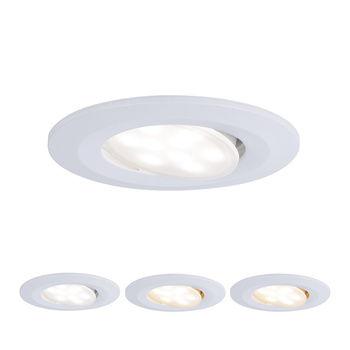 Oprawa do wbudowania CALLA LED 5W 400lm okrągła stała 3000/4000/6500K IP65 230V biały matowy