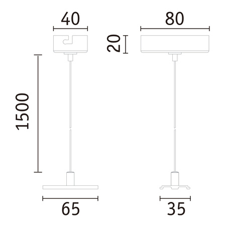 Linion Seilabhangung 1,5m Chr m PAULMANN PL98188