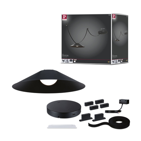 Zestaw kompletny systemu ULine CONE LED 5m czarny max.60W 230V/48V czarny / aluminum PAULMANN PL94632