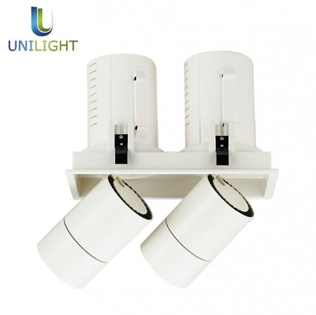 Oprawa sufitowa ROMANN- Neutralna barwa - 2x25W ULDL59 Unilight