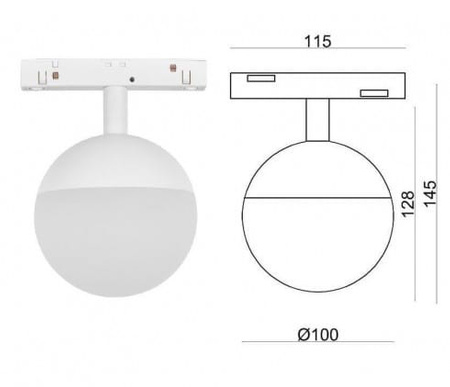 ULTL69 TUBA  MULTILINE LED 7W DO SZYN MAGNETYCZNYCH ULTL69 Unilight
