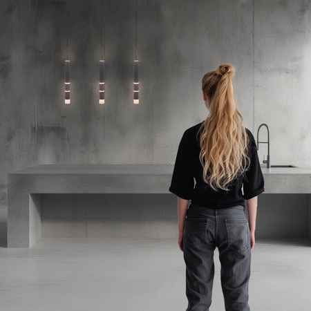 Lampa Wisząca Czarny PURE-VEGA 003902-031678 Newgarden