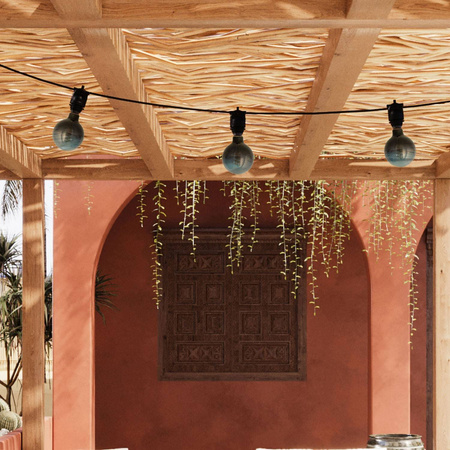 EIVA przenośna zewnętrzny łańcuch świetlny IP65 z 3 źródłami światła Creative cables BPSE3EIVA2MDR24-PSE3NEEIVA2NSM04-L