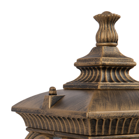 Lampa ogrodowa Black with gold Fleur Maytoni O414FL-01GB