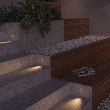 Oświetlenie schodów LED
 WHITE Lock Maytoni O014SL-L3W3K