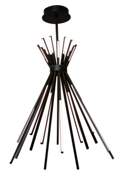 Maxlight Tipi P0353 Lampa Wisząca Czarna