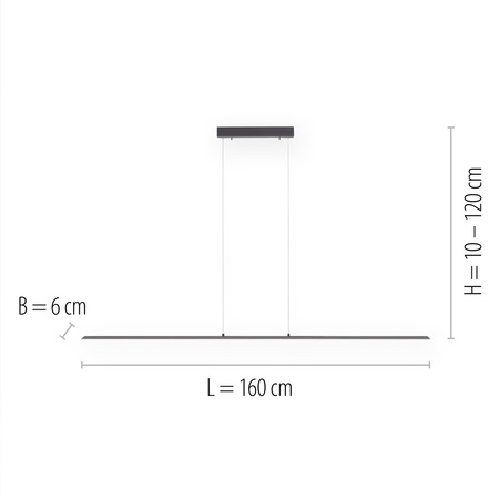 Lampa Wisząca Antracyt PURE-LITE 003902-029190 Newgarden