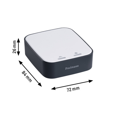 Bramka SMIK SM Zigbee 3.0 2,4GHz biały / antracyt