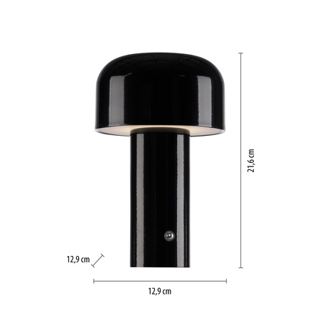 Lampa Stołowa Czarny AGNES 003902-030538 Newgarden