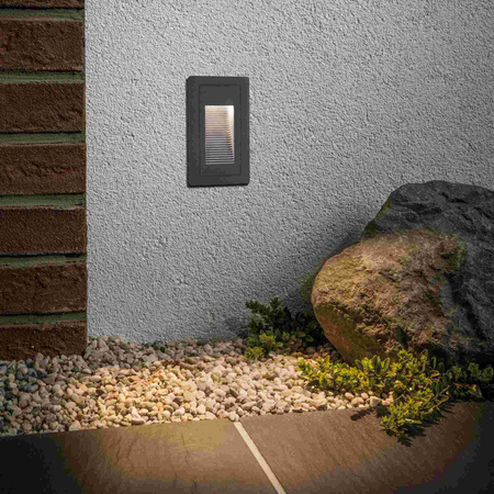 Oprawa elewacyjna HIGH 4W 3000K 500lm IP44 230V czarny / aluminium