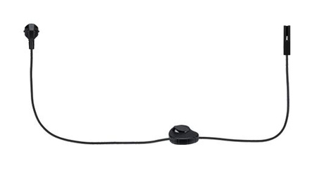 Przewód zasilający do szynoprzeowdu Urail 2m z wyłącznikiem max.1000W czarny matowy