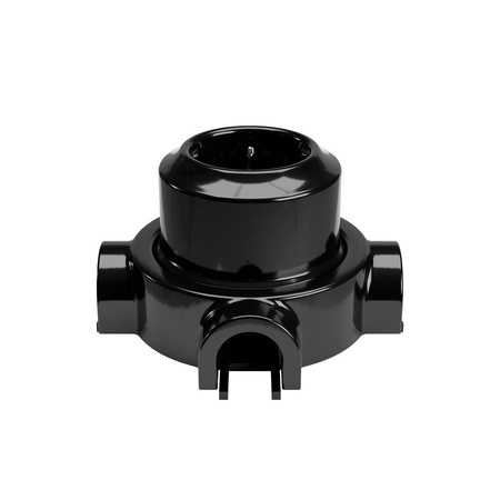 Zestaw gniazdka Schuko na ścianę i podstawy do Creative-Tubes z porcelany Creative cables BKPGERF-KPGER3FNER