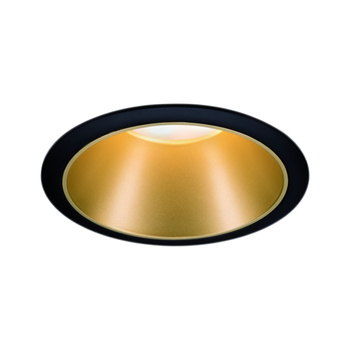 Oprawa do wbudowania COLE COIN LED 3-STEP DIM 1x6W 470lm 2700K IP44 230V czarny / złoty / matowy