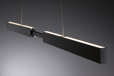 Lampa wisząca APTARE LED SH Zigbee 2x18 1X18W 2700K 230V czarny matowy