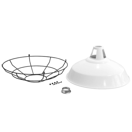 Klosz Harbour z metalową klatką Creative cables BKPAM09GA-KPAM09VBLGAVN