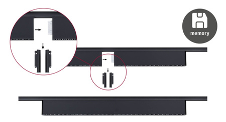 Oprawa na szynoprzewód URail ZELOS LED 3-STEP DIM 10W 1050lm IP20 3000K 230V czarny matowy / aluminium PAULMANN PL95715
