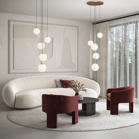 Lampa wisząca GOLD Basic form Maytoni MOD321PL-05G