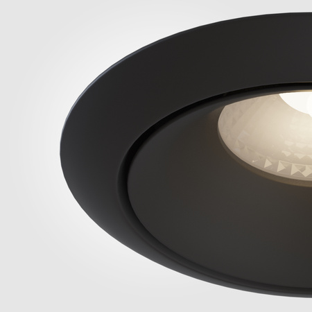 Downlight Czarny/Black Yin Maytoni DL031-L12W3K-D-B