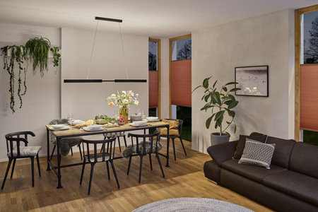 Lampa wisząca APTARE sensor LED 2x16,5 1X16,5W 2700K 230V czarny matowy PAULMANN PL76989