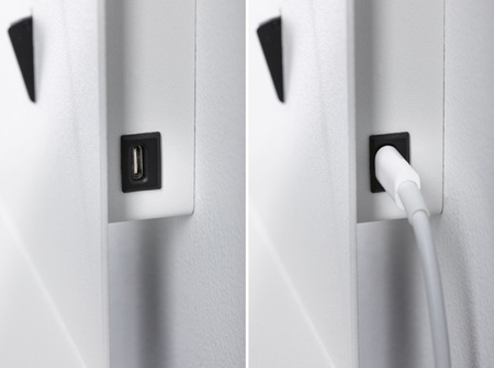 Oprawa ścienna MALENA USB-C max.5W GU10 230V biały matowy