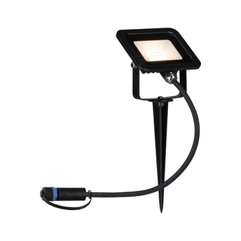 Naświetlacz Plug & Shine FLOOD SPOT 6.8W 580lm 3000K IP65 24V czarny / aluminium PAULMANN PL94574