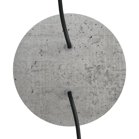 Duża okrągła podsufitka rozeta sufitowa Rose-One, średnica 200 mm, 2 otwory centralne i 4 otwory boczne Creative cables BKROR202F-KROR202F106