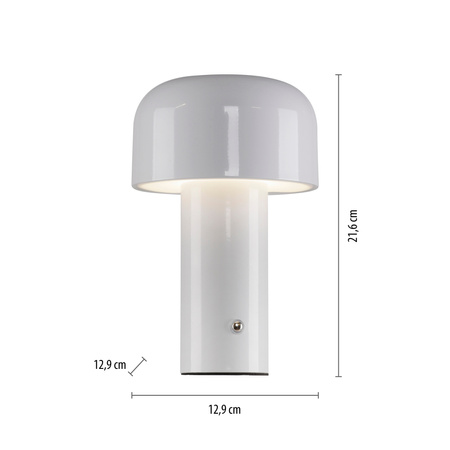 Lampa Stołowa Biały AGNES 003902-030537 Newgarden