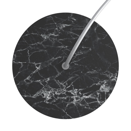 Duża podsufitka rozeta sufitowa okrągła Rose-One, średnica 200 mm, 1 otwór centralny i 4 otwory boczne Creative cables BKROR201F-KROR201F104