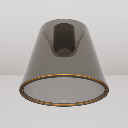 Plafoniera designerska ze szklistą stożkową żarówką Ghost Creative cables BIP44-E27-1-L7-IP44-E27-1-N-L7