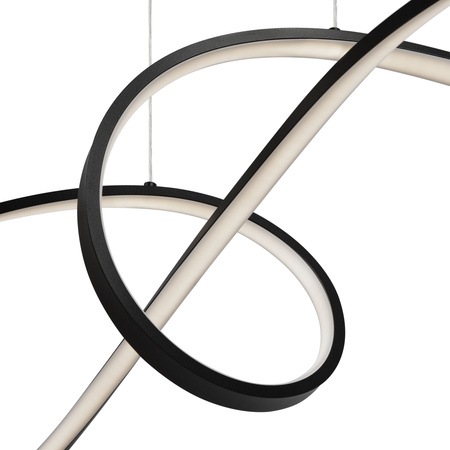 Lampa wisząca Czarny/Black Curve Maytoni MOD156PL-L52B4K