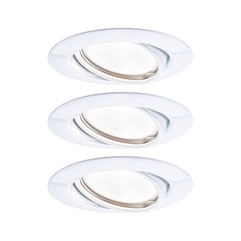 Oprawa do wbudowana BASE  GU10 LED 3x5W 3000K IP20 230V biały matowy / metal PAULMANN PL93422