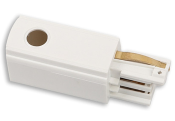 Maxlight Track Końcówka Zasilająca Prawa Biała