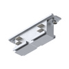Łącznik prosty krótki do systemu ProRail3 230V srebrny / metal / tworzywo sztuczne