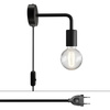 Metalowa lampa Spostaluce z ramieniem w kształcie litery "L" Creative cables B-APM4FC2LMDR-14-APM4FC2LVNEXVNEUNRC04