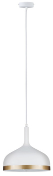 Neordic Embla Lampa wisząca max. 1x20W E27 230V Biały/Złoty Metal