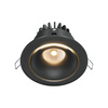 Downlight Czarny/Black Yin Maytoni DL031-L12W3K-D-B